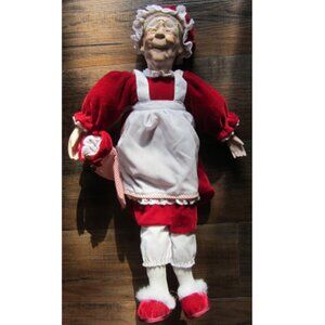 Hamilton Collection Porcelain Heritage Doll 18" Mrs. Claus